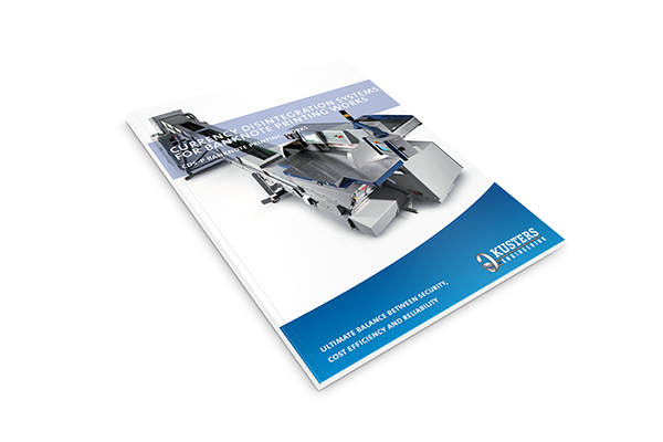 preview leaflet Banknote printing waste destruction