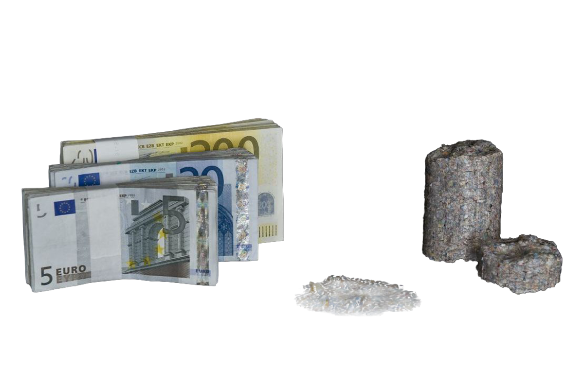 Bundel, shreds & briquettes €5 €20 €200 vrijstaand