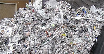 dewatered plastic paper pulp rejects