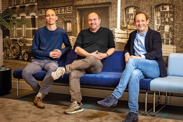 familieportret Martijn, Jeroen en Mark