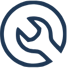 Services Blauw Icon
