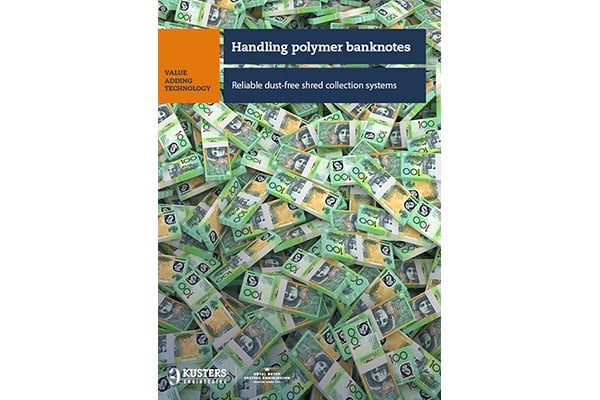 leaflet handling polymer banknotes