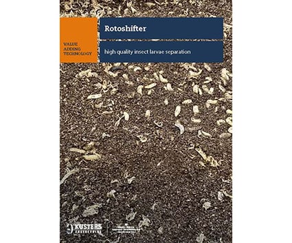 leaflet high quality insect larvae separation