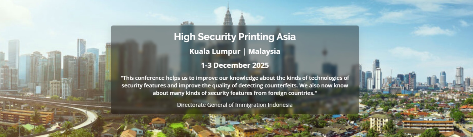 Asia Hsp Api Kusters to attend High Security Printing Asia 2025